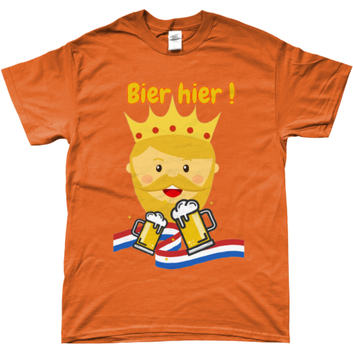 T-shirt Koningsdag Bier Hier