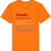 T-shirt Kingsday Dictionary Orange Crafter