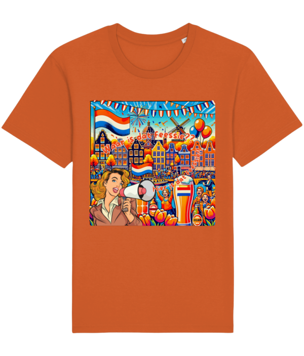 T-shirt Koningsdag Waar is dat Feessie T-shirt Koningsdag Waar is dat Feessie