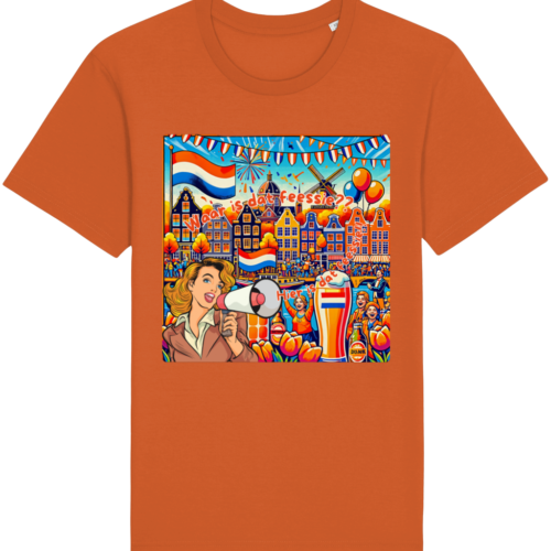 T-shirt Koningsdag Waar is dat Feessie