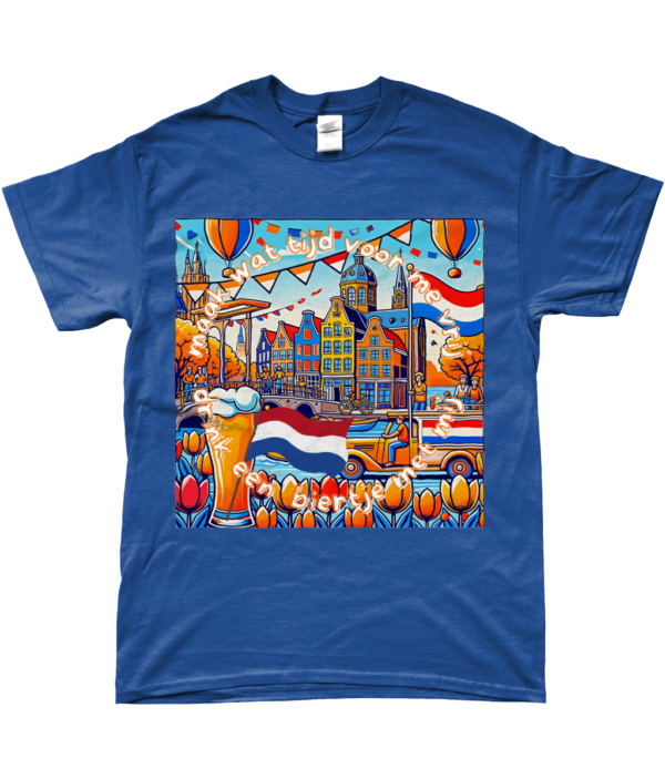 T-shirt Koningsdag Drink een Biertje met Mij T-shirt Koningsdag Drink een Biertje met Mij