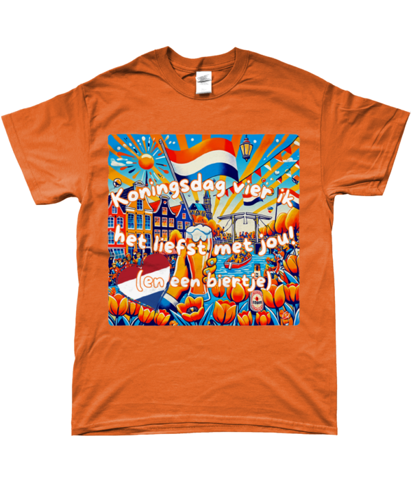 T-shirt Koningsdag Liefst met Jou T-shirt Koningsdag Liefst met Jou