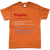T-shirt Kingsday Dictionary Gildan Orange