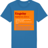 T-shirt Kingsday Dictionary Oranje Achtergrond